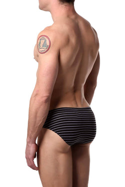 Papi Striped/Solid-Basics Premium Cotton Low-Rise Brief 5-Pack thumbnail 3