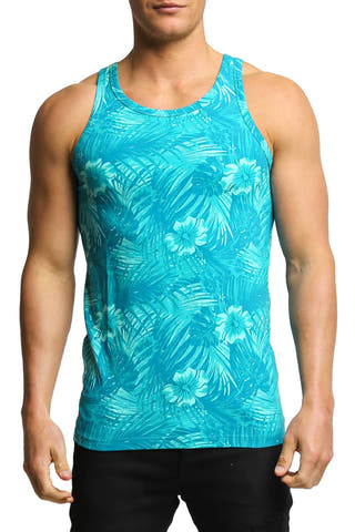 Papi Teal Oasis Tank Top