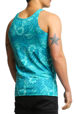 Papi Teal Oasis Tank Top thumbnail 3
