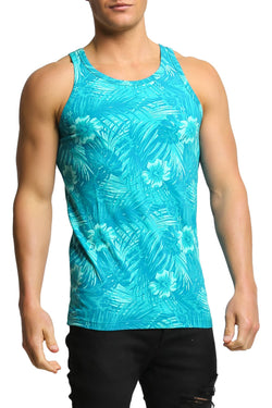Papi Teal Oasis Tank Top thumbnail 2