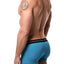 Papi Turquoise/Black/White Solid/Striped Brazilian Trunk 3-Pack