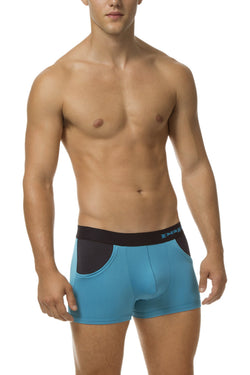 Papi Turquoise Miami Beach Boxer Trunk thumbnail 2