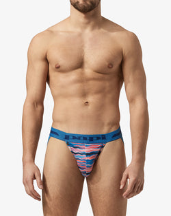 Papi Waves and Black 2-Pack Microfiber Jockstraps thumbnail 3