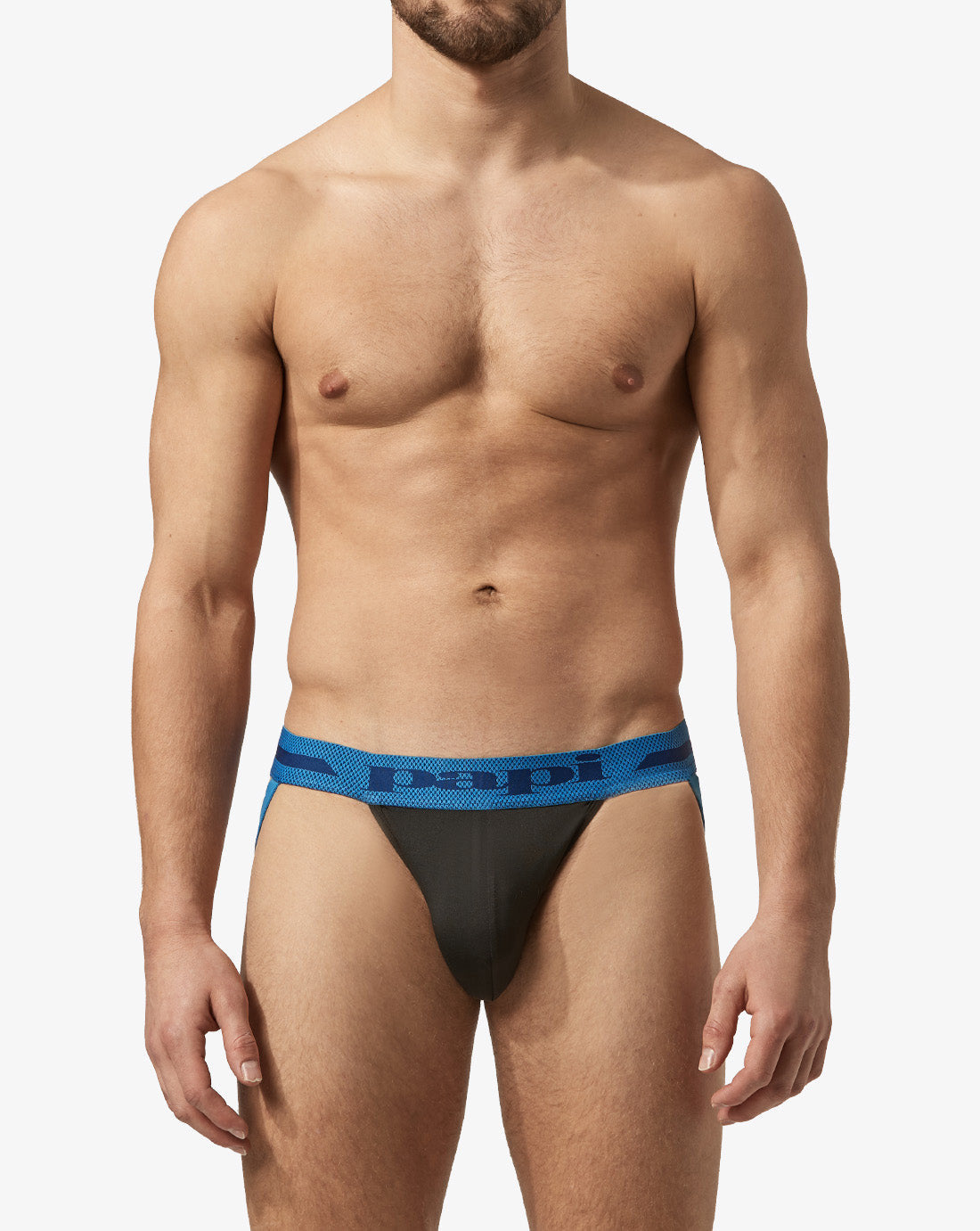 Papi Waves and Black 2-Pack Microfiber Jockstraps