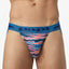 Papi Waves and Black 2-Pack Microfiber Jockstraps