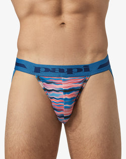 Papi Waves and Black 2-Pack Microfiber Jockstraps thumbnail 1