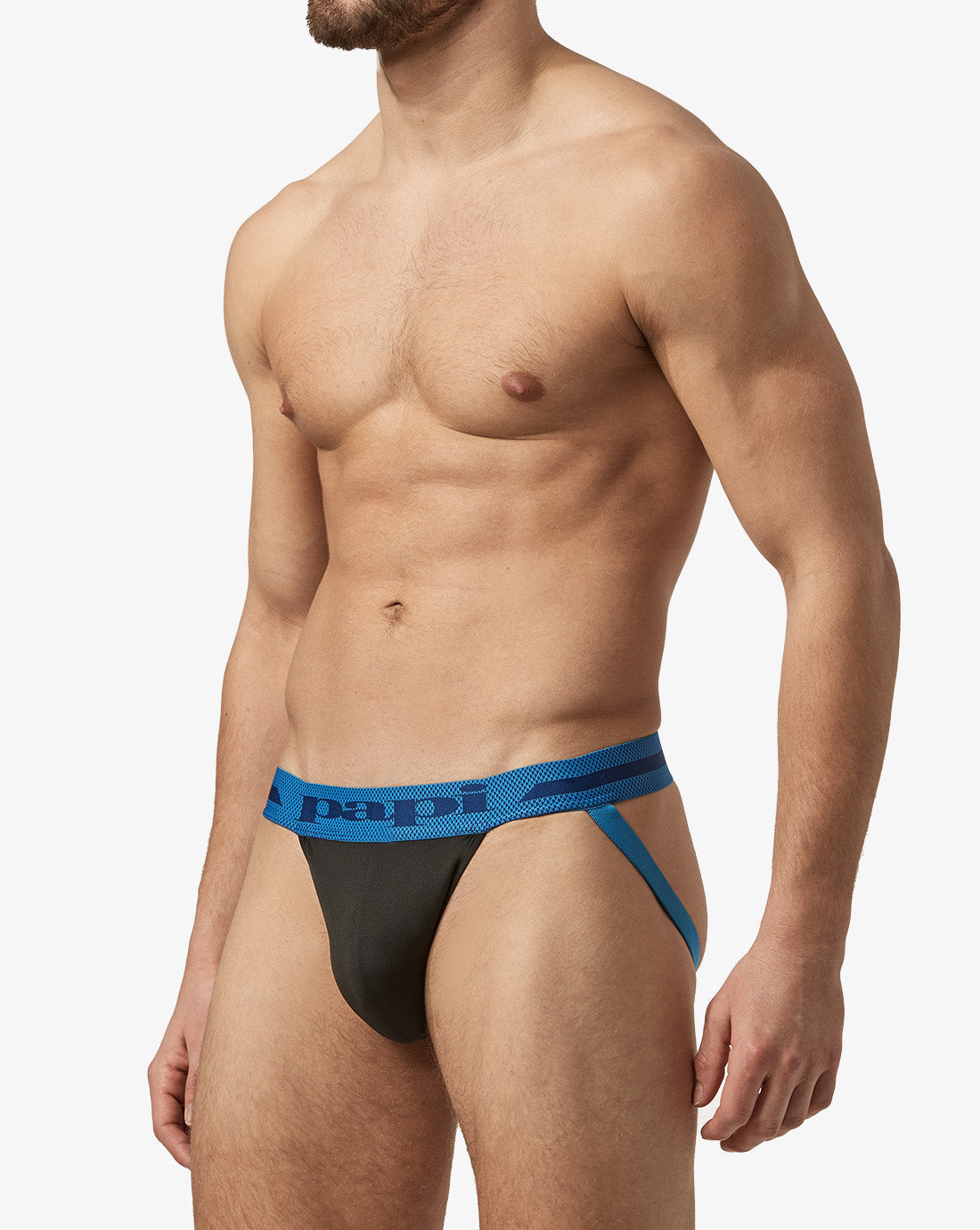 Papi Waves and Black 2-Pack Microfiber Jockstraps