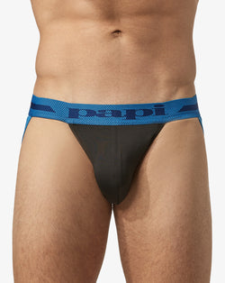 Papi Waves and Black 2-Pack Microfiber Jockstraps thumbnail 2