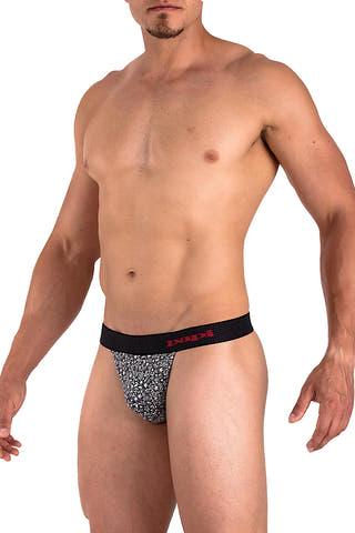 Papi White/Grey Versailles Thong