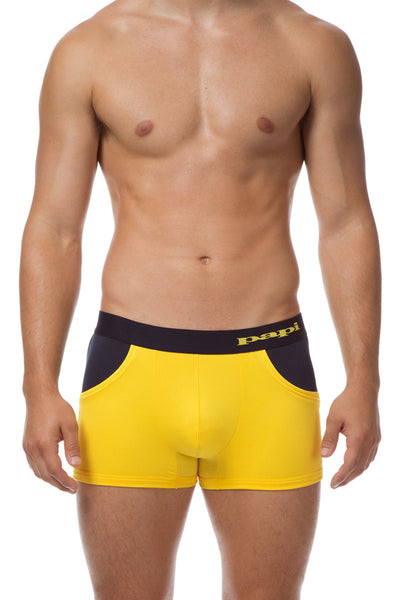 Papi Yellow Miami Beach Boxer Trunk