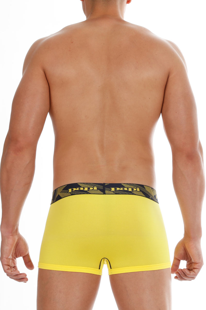 Papi Yellow/Navy Performance-Mesh Brazilian Trunk 2-Pack