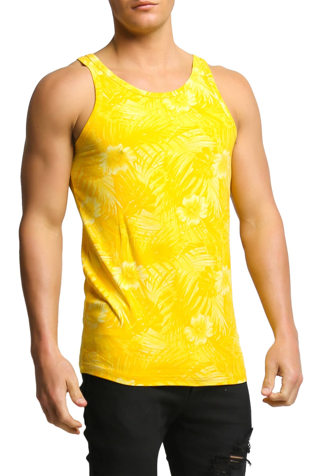 Papi Yellow Oasis Tank Top | CheapUndies