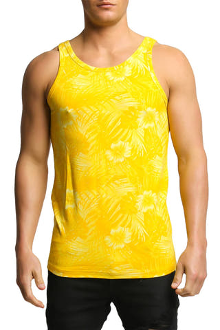 Papi Yellow Oasis Tank Top
