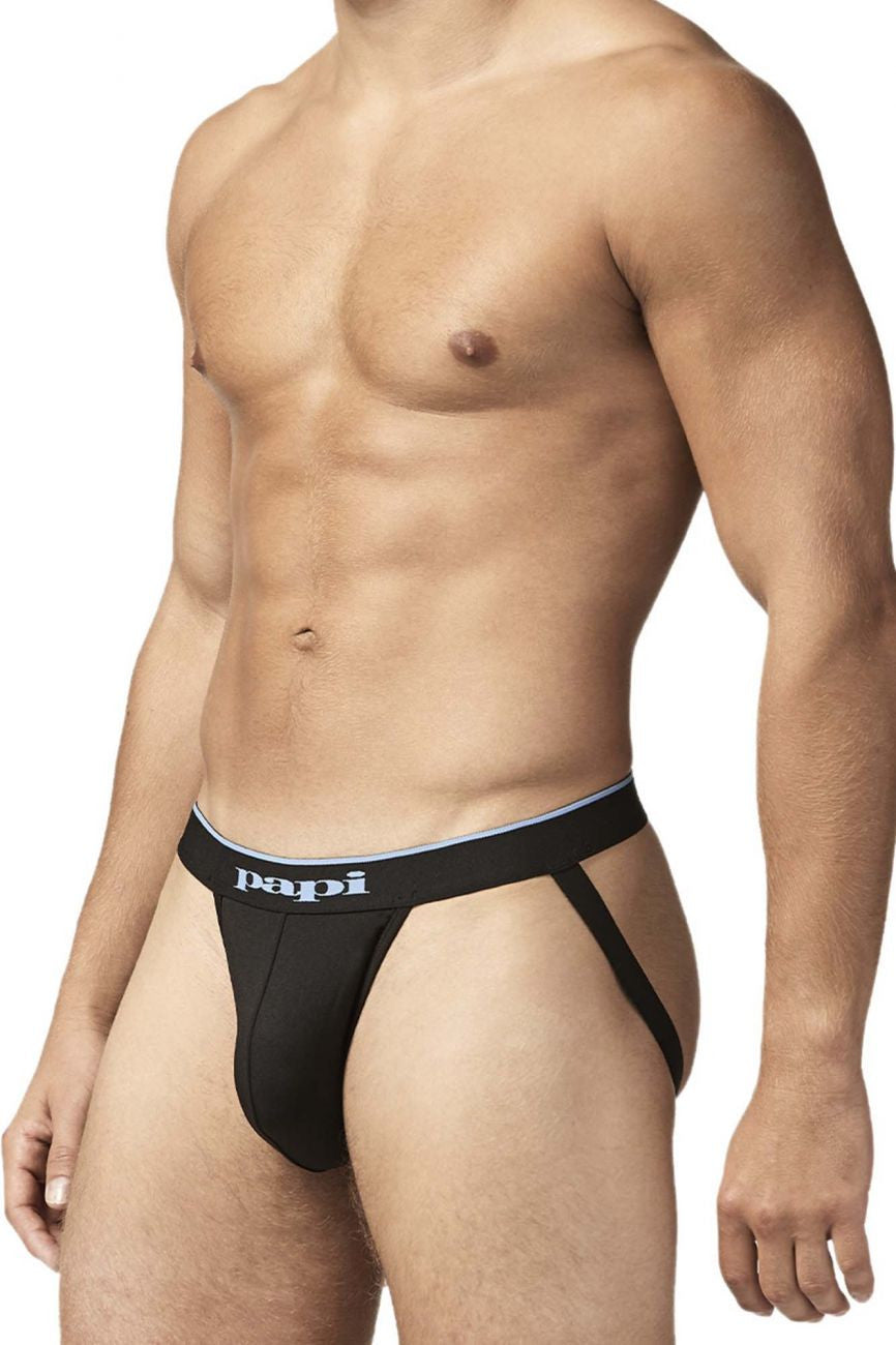 Papi blue Texture 2PK Microflex Jockstrap