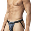 Papi blue Texture 2PK Microflex Jockstrap