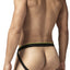 Papi charcoal Leopard 2PK Microflex Jockstrap
