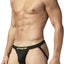 Papi charcoal Leopard 2PK Microflex Jockstrap