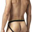 Papi charcoal Leopard 2PK Microflex Jockstrap