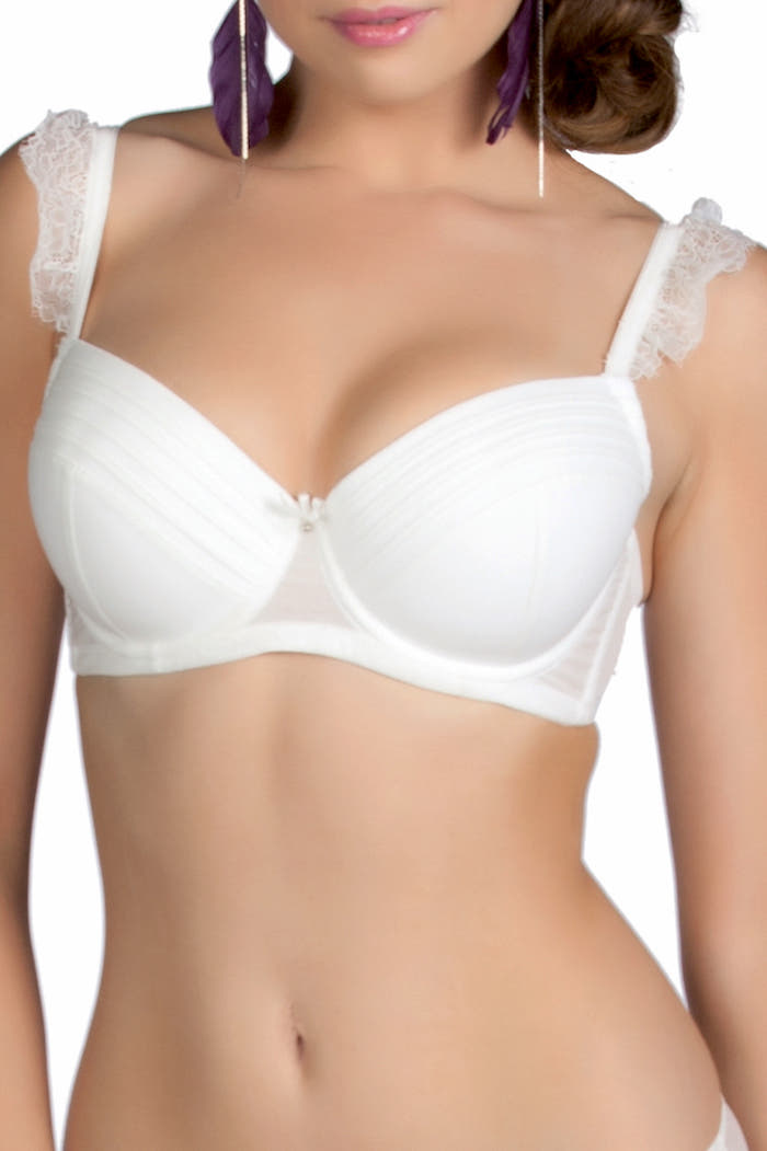Parfait White Honey Molded Bra