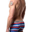 Parke & Ronen American Drexel-Stripe Printed Low-Rise Trunk