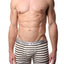Parke & Ronen Army-Stripe Yarn-Dye Low-Rise Trunk