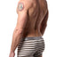 Parke & Ronen Army-Stripe Yarn-Dye Low-Rise Trunk