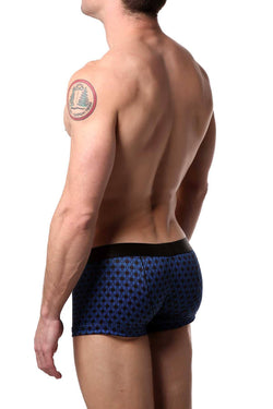 Parke & Ronen Black/Cobalt Setai-Printed Low-Rise Trunk thumbnail 2