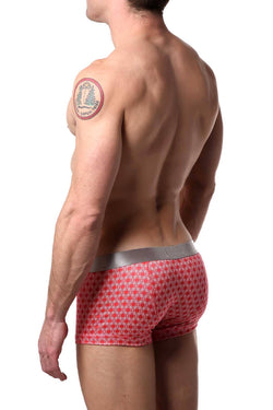 Parke & Ronen Flamingo/White Setai-Printed Low-Rise Trunk thumbnail 2