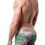 Parke & Ronen Grey Bali-Printed Low-Rise Trunk