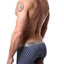 Parke & Ronen Navy/White Setai-Printed Low-Rise Trunk