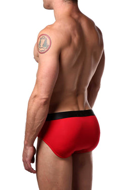 Parke & Ronen Red Solid Brief thumbnail 2