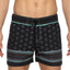 Parke and Ronen Black Arapaho 4" Classic Swim Short