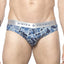 Parke and Ronen Blue/Navy Camo Brief