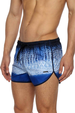 Parke and Ronen Blue Telluride 3" Stretch Sprinter Swim Short thumbnail 1