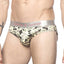 Parke and Ronen Khaki/Green Camo Brief