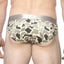 Parke and Ronen Khaki/Green Camo Brief