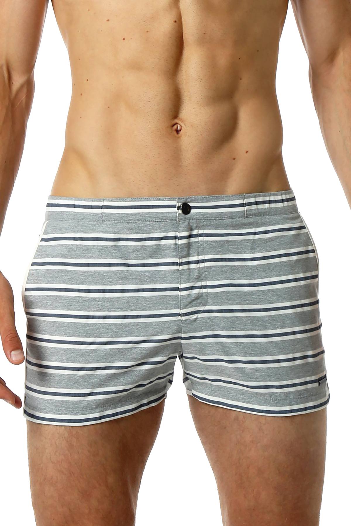 Parke and Ronen Navy Cambridge 2" Angeleno Swim Trunk