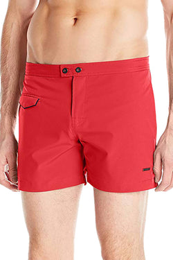 Parke and Ronen Red/Indigo 5" Lido Swim Short thumbnail 1