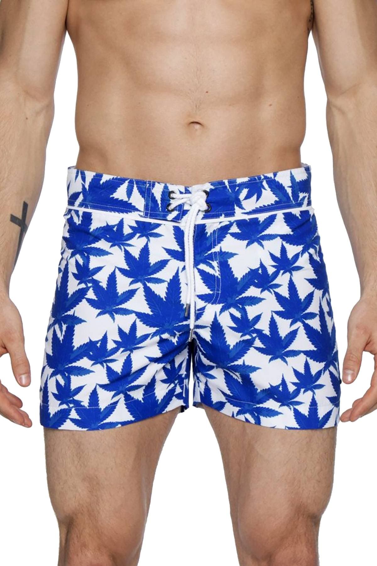 Parke and Ronen Royal Cannabis 4" Classic Swim Short