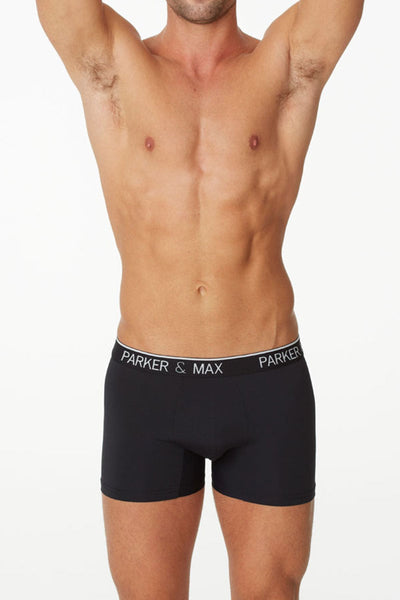 Parker & Max Black Micro Luxe Boxer Brief