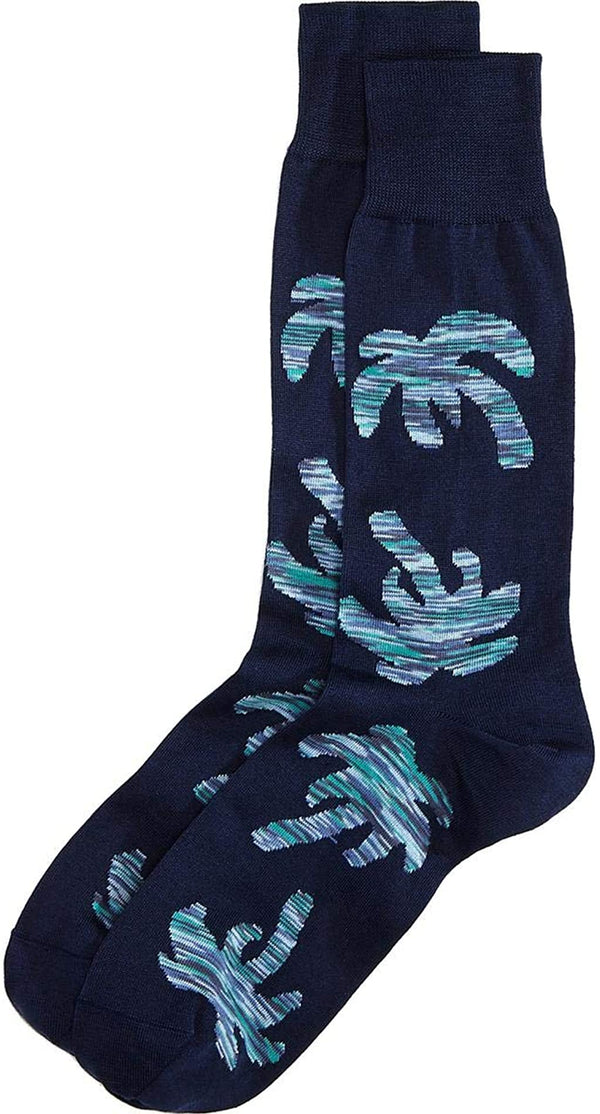 Paul Smith Big Palm Tree Socks Navy