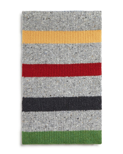 Paul Smith Donegal Stripe Scarf Light Gray