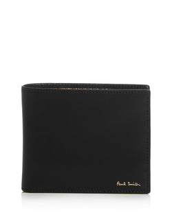 Paul Smith Leather Bi-fold Wallet Black Multi thumbnail 1