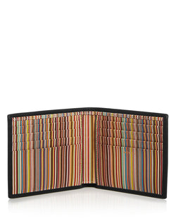 Paul Smith Leather Bi-fold Wallet Black Multi thumbnail 2