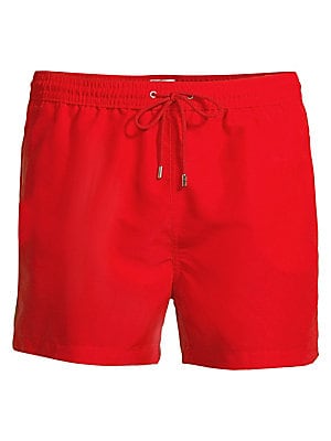 Paul Smith Mens Trunks Side Stripe Swim Shorts RED