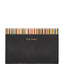 Paul Smith Multistripe Leather Card Case Black Multi