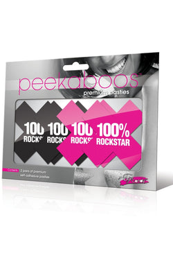 Peekaboos 100% Rockstar Pasties thumbnail 1