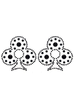 Peekaboos Black Crystal Club Pasties thumbnail 2