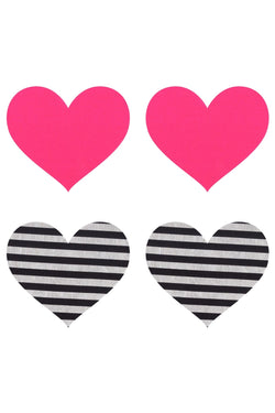 Peekaboos Double Vision Heart Pasties thumbnail 2
