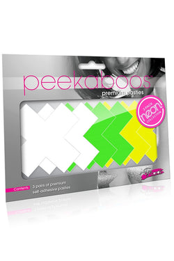 Peekaboos Neon X Pasties thumbnail 1